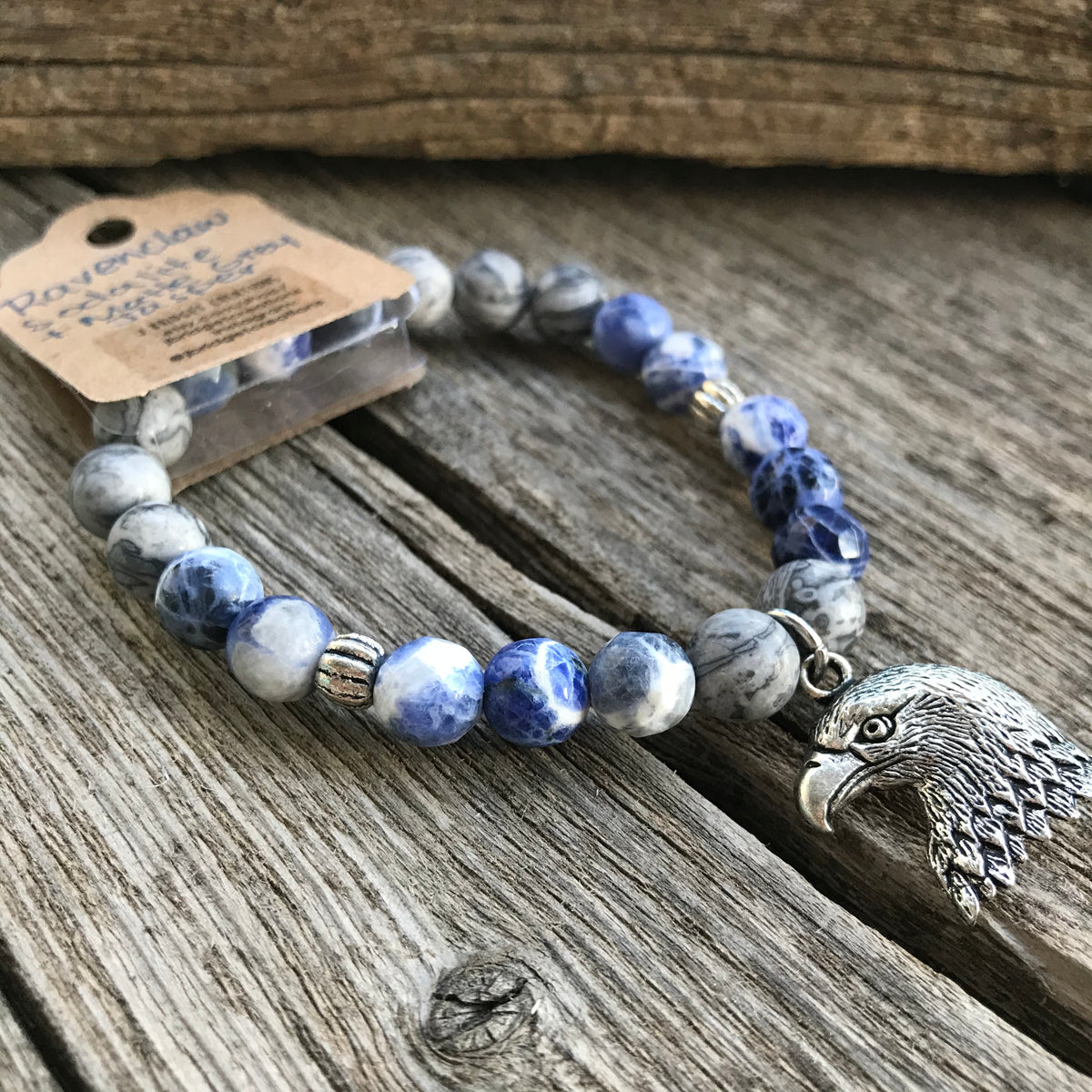 Bioworld HP Ravenclaw Suede Wrap Bracelet